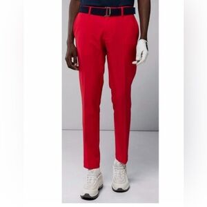 J. Lindeberg Ellott Pants size 36x32 color Barbados Cherry Red